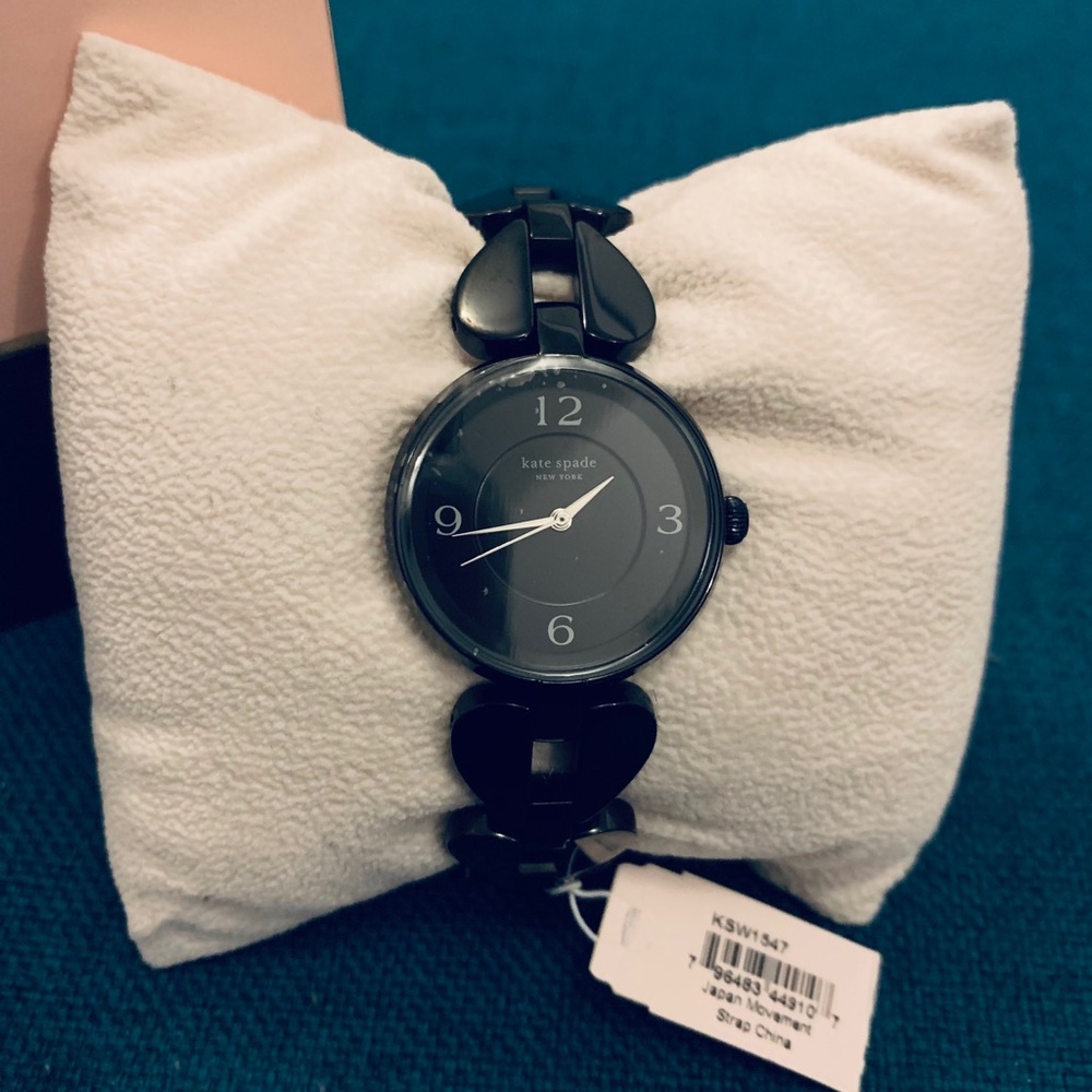 Kate Spade Annandale black stainless steel watch